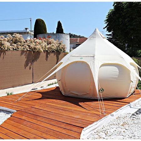 Superbe Glamping Avec Terrasse Privative 5Min Mer Cannes Kültér fotó